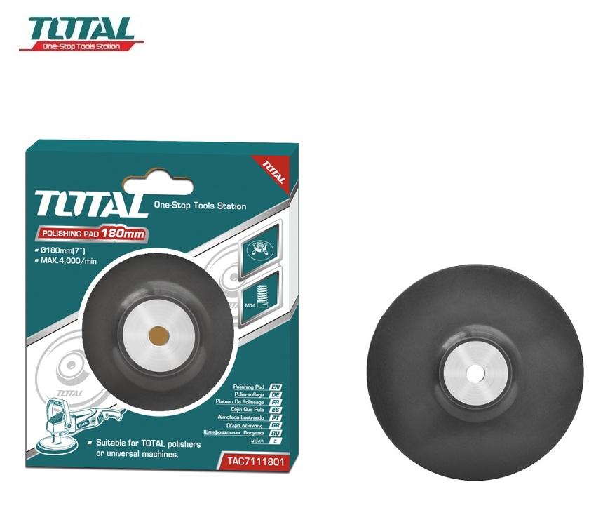 180MM ĐĨA CAO SU ĐÁNH BÓNG (CỐT M14X2) TOTAL TAC7111801