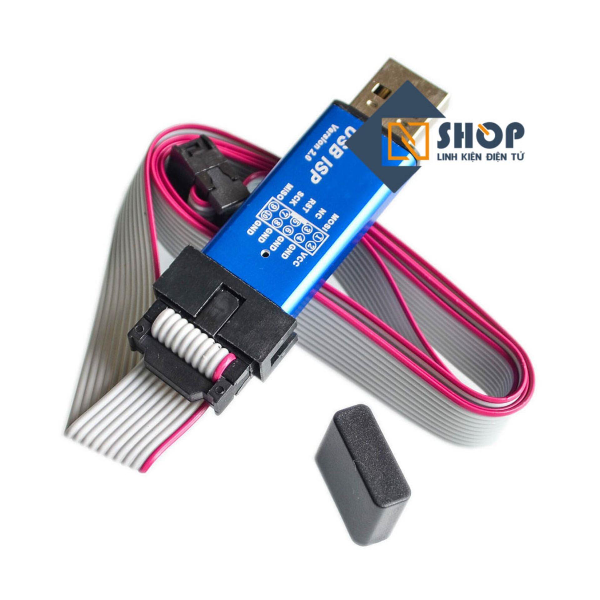Mạch nạp AVR ISP USBasp vỏ nhôm