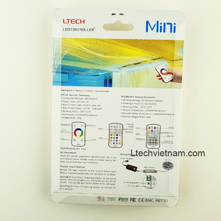 Bộ điều khiển Ltech đèn Led mini M6+M3-3A CV CT controller