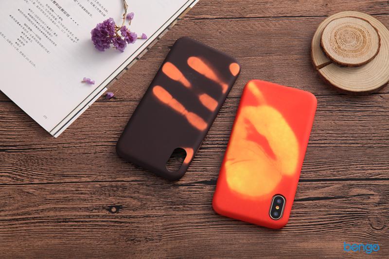 [HCM]Ốp lưng iPhone X dán da đổi màu