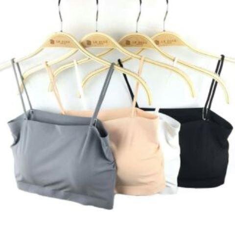 Áo Lót Nữ Bra Ống Su Đúc Trơn 2 Dây 8881 – Seamless, Mút Liền, Thoáng Mát