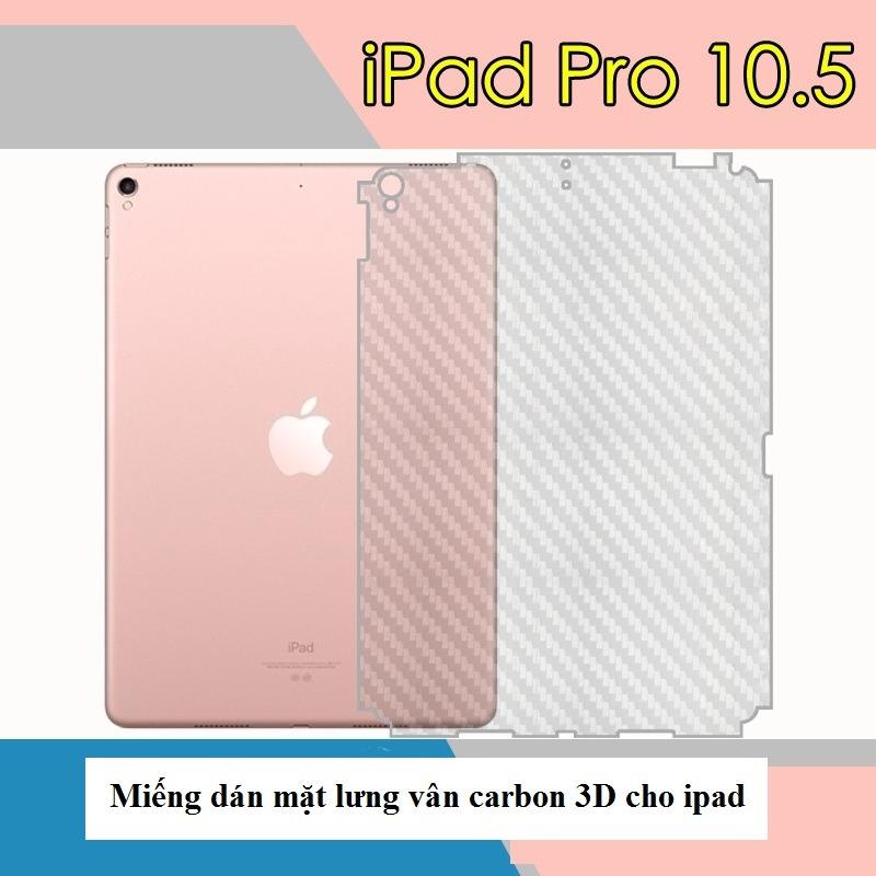Miếng dán mặt lưng vân Carbon 3D iPad Hàng nhập khẩu