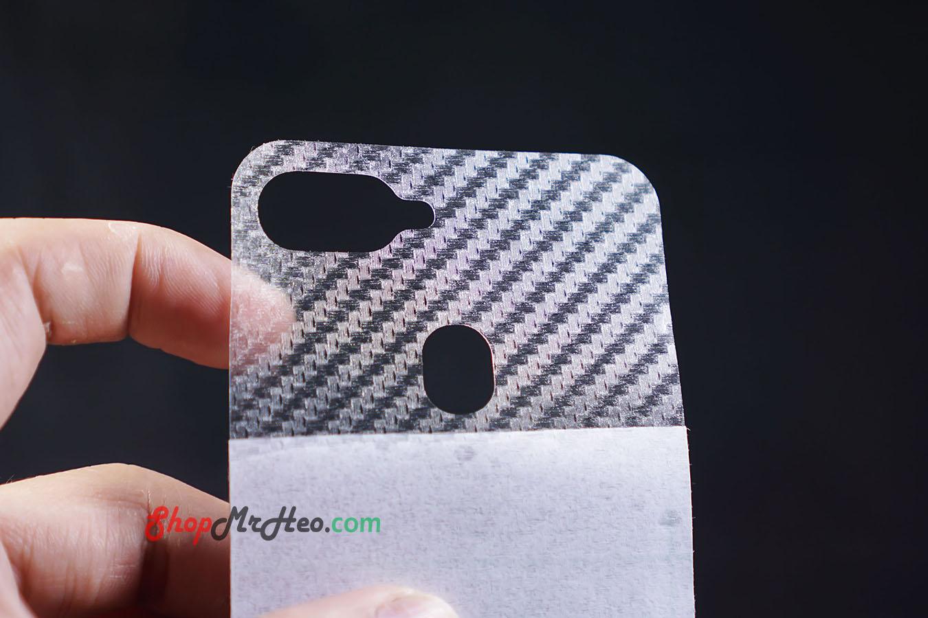 [HCM]Bộ 3 Skin Dán Mặt Lưng Vân 3D OPPO F9