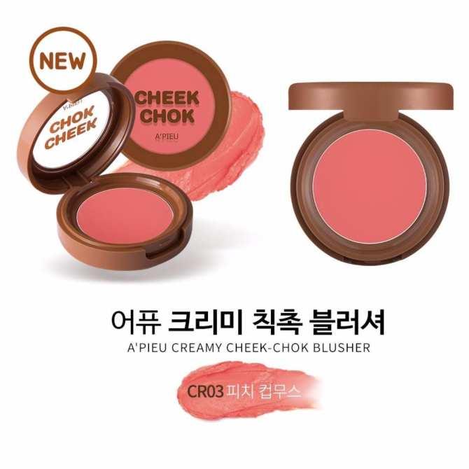 Má hồng kem A'Pieu Creamy Cheek Chok Blusher