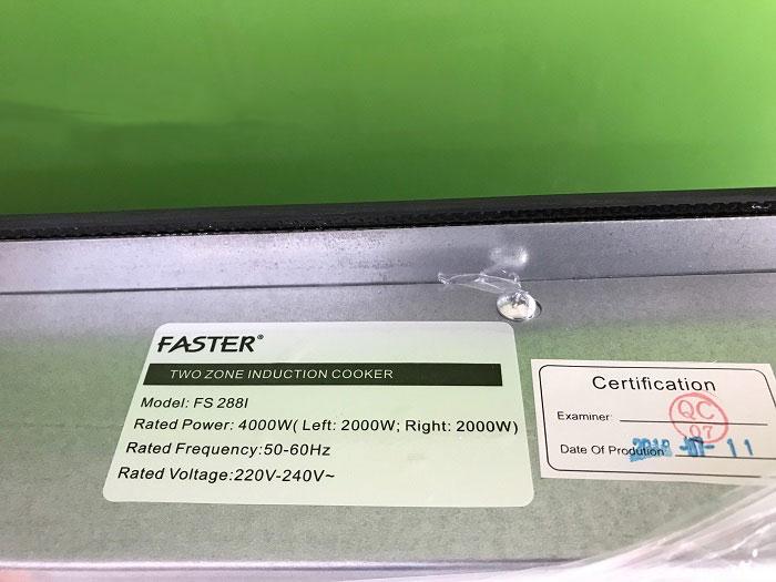 [Trả góp 0%]Bếp từ Faster FS 288I