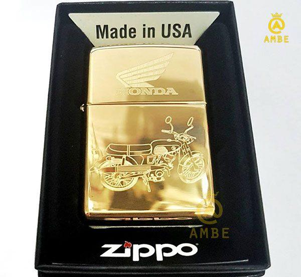 Zippo khắc CNC xe Honda 67 Z165