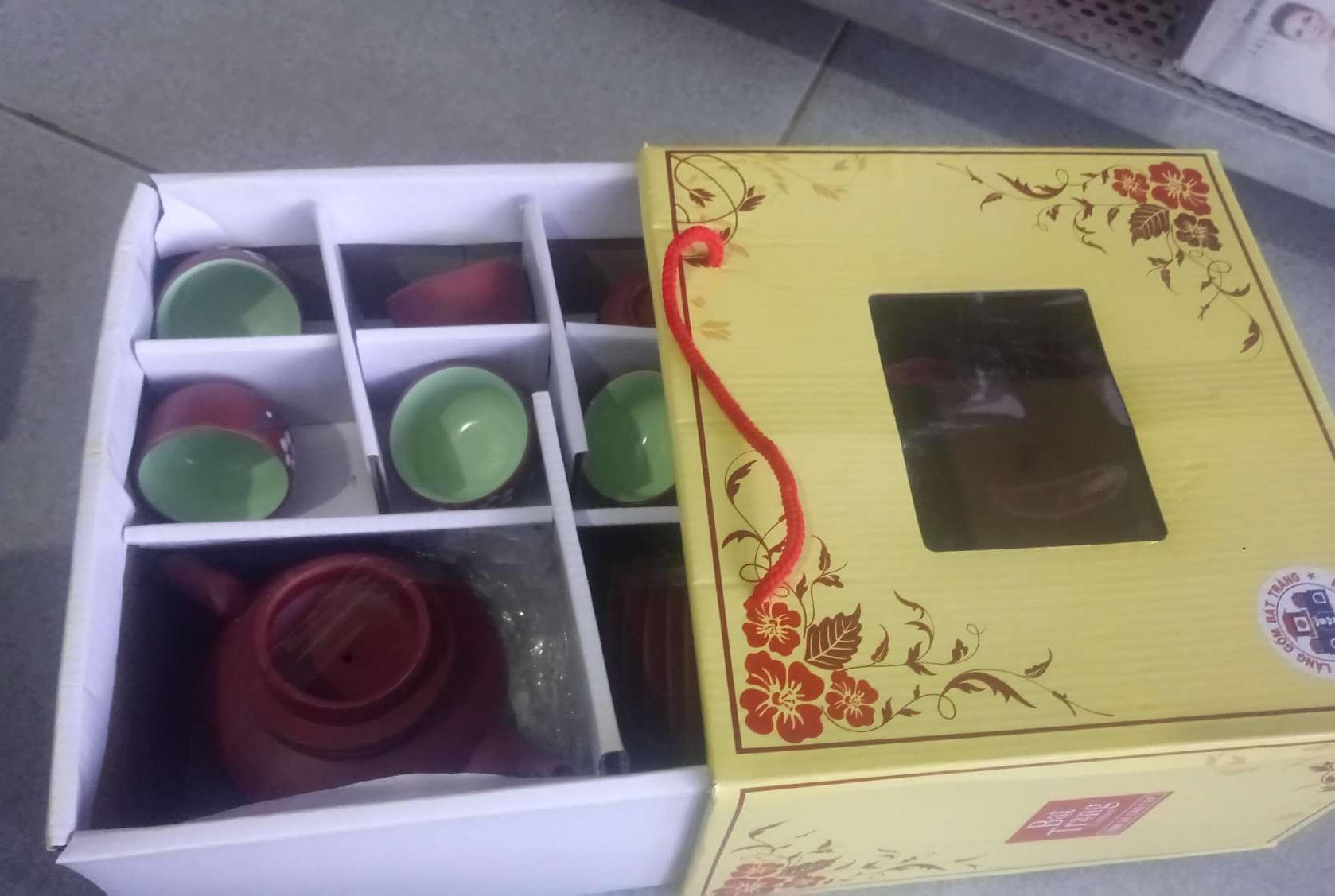 Bộ ấm trà tử sa đỏ