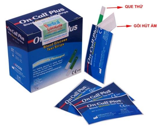 Que thử đường huyết On call plus, On call EZ II (25 que rời)