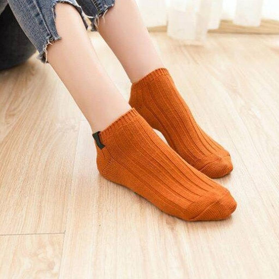 set 05 đôi tất gân nhiều màu cho nữ