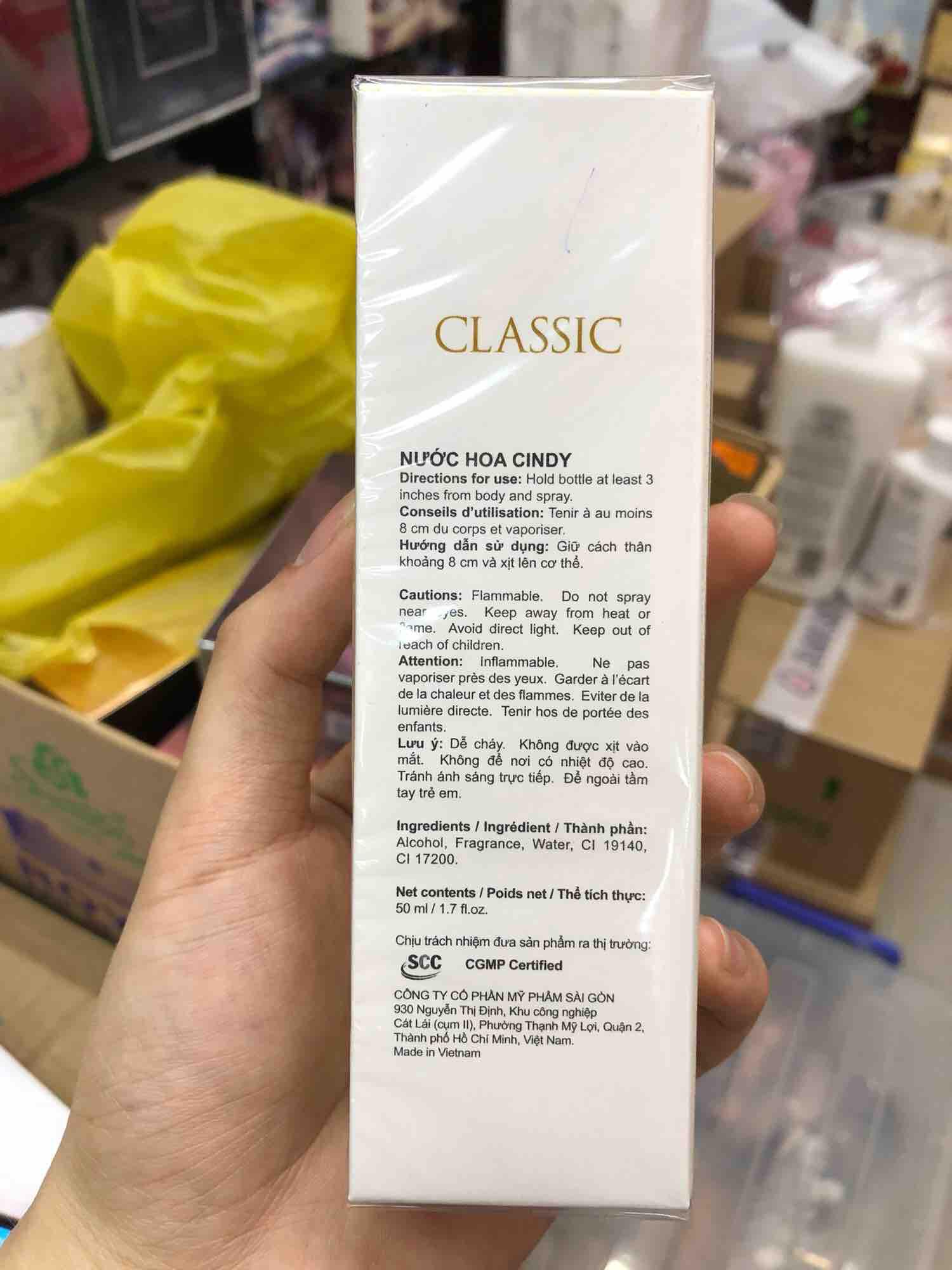 Nước hoa Cindy Classic 50ml