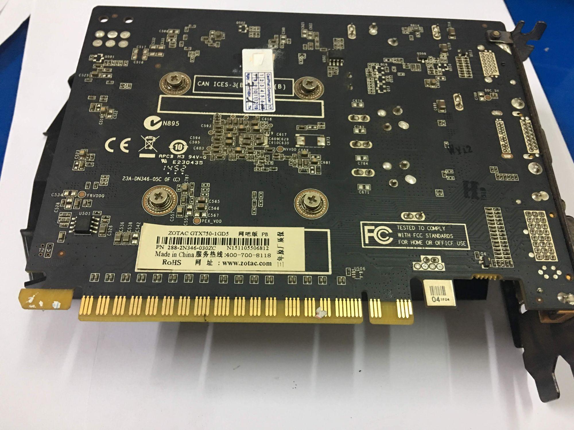 Vga  Zotac GTX750 1Gb DDR%