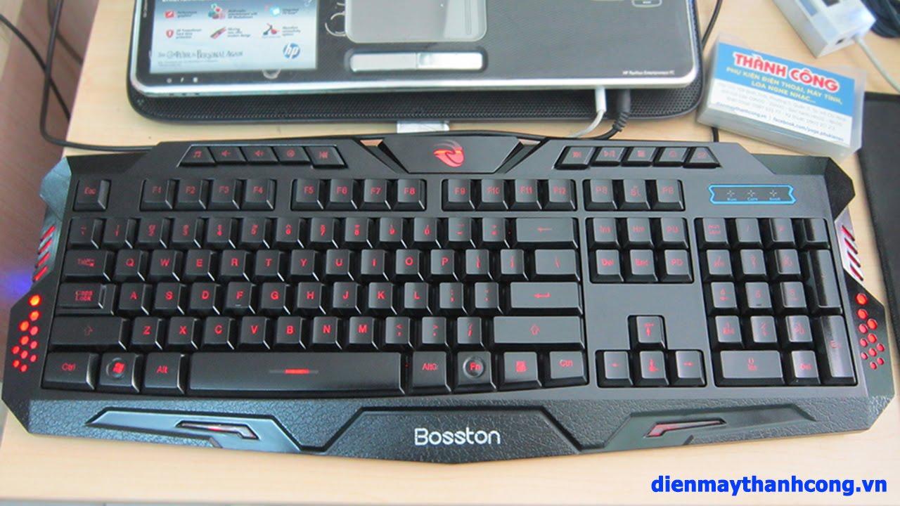 [HCM]BÀN PHÍM CHUYÊN GAME CAO CẤP BOSTON C888 LED USB