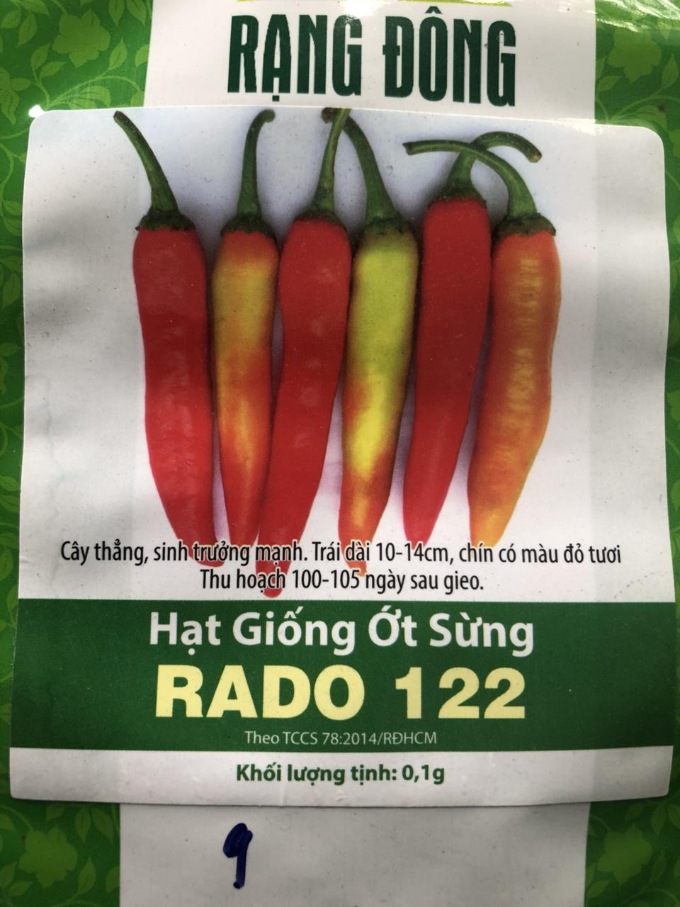 Giống ớt sừng