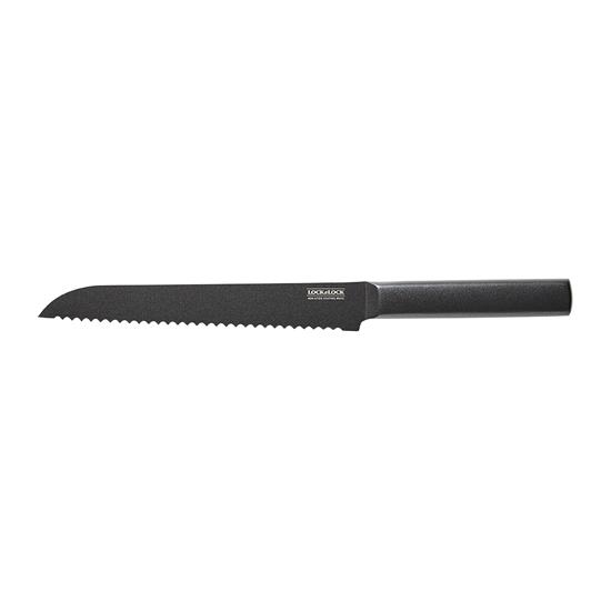 Dao nhà bếp Bread Knife dài 330 mm, bằng thép không gỉ, hiệu Lock&Lock - Màu đen