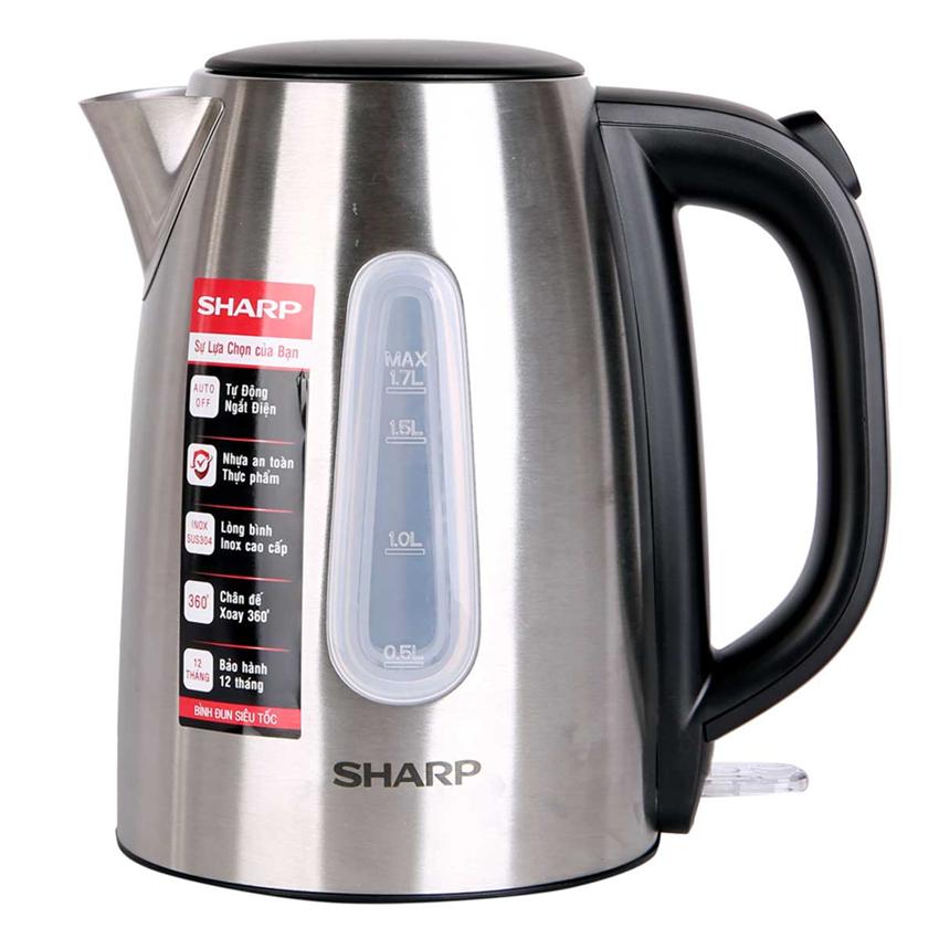 Bình đun siêu tốc Sharp EKJ-17VSS-ST 1.7 lít