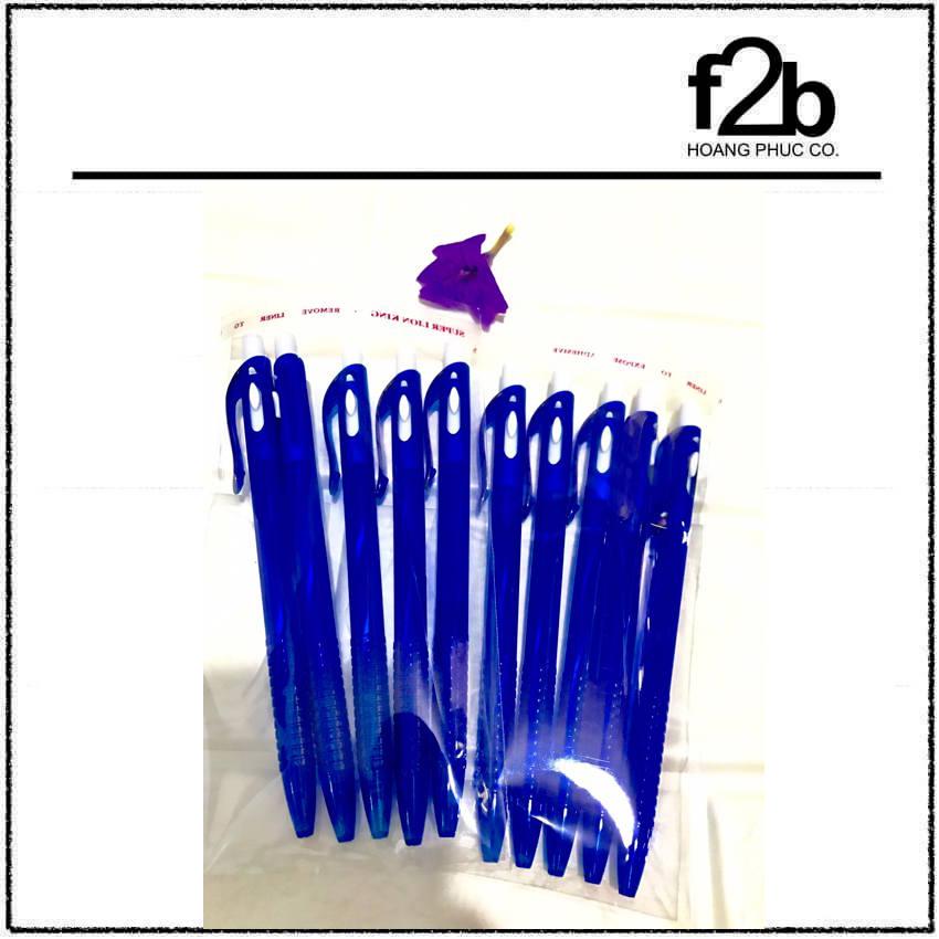 COMBO bút bi nhựa nét thanh 10 cây