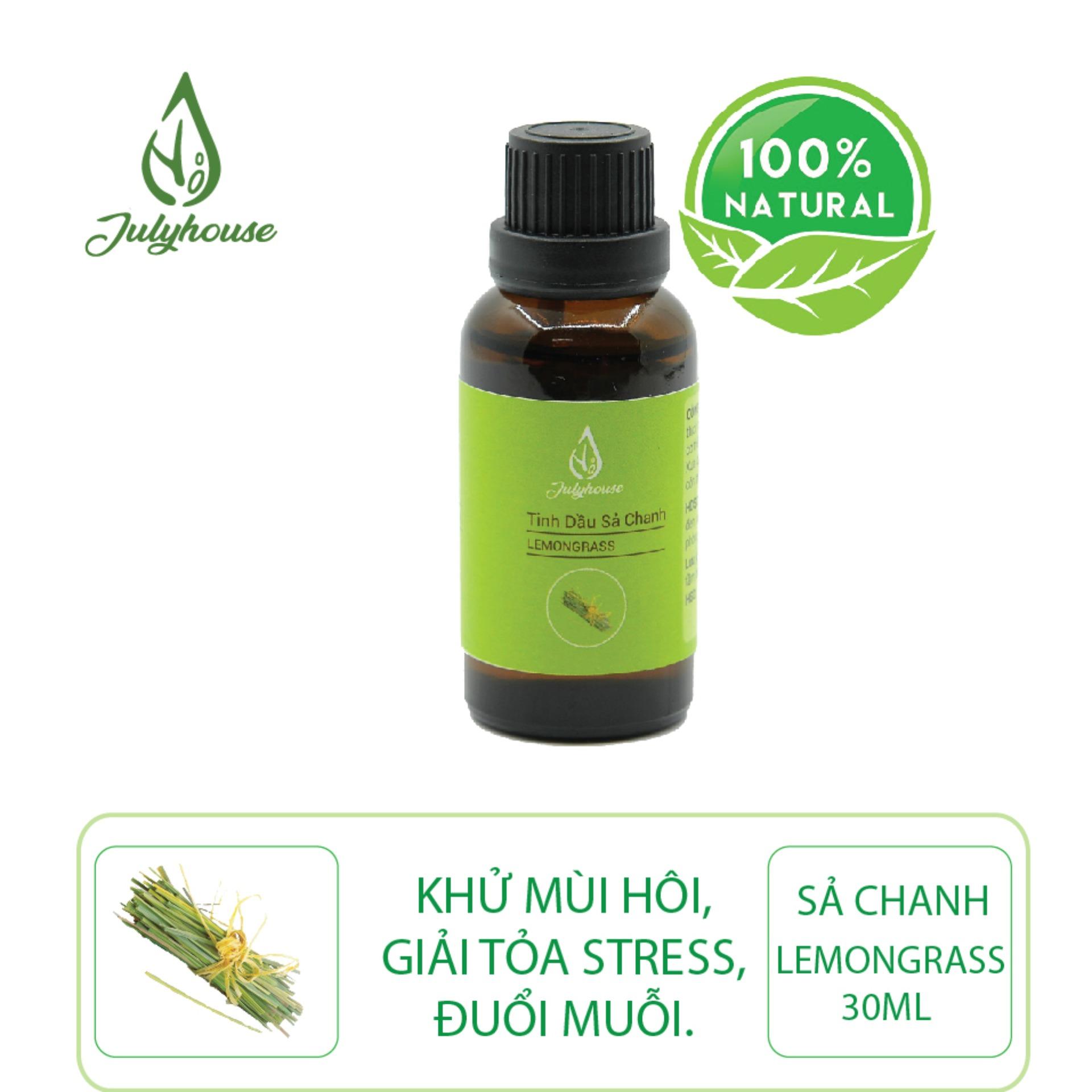 Tinh dầu thơm phòng Sả Chanh JULYHOUSE 30ml