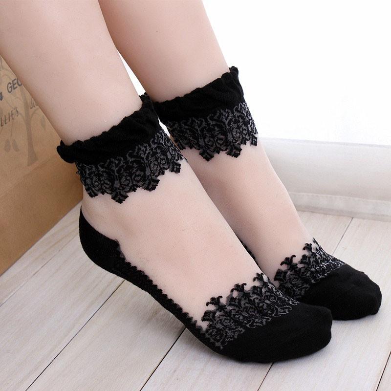 Combo 10 đôi tất ren lưới Công Chúa sinh