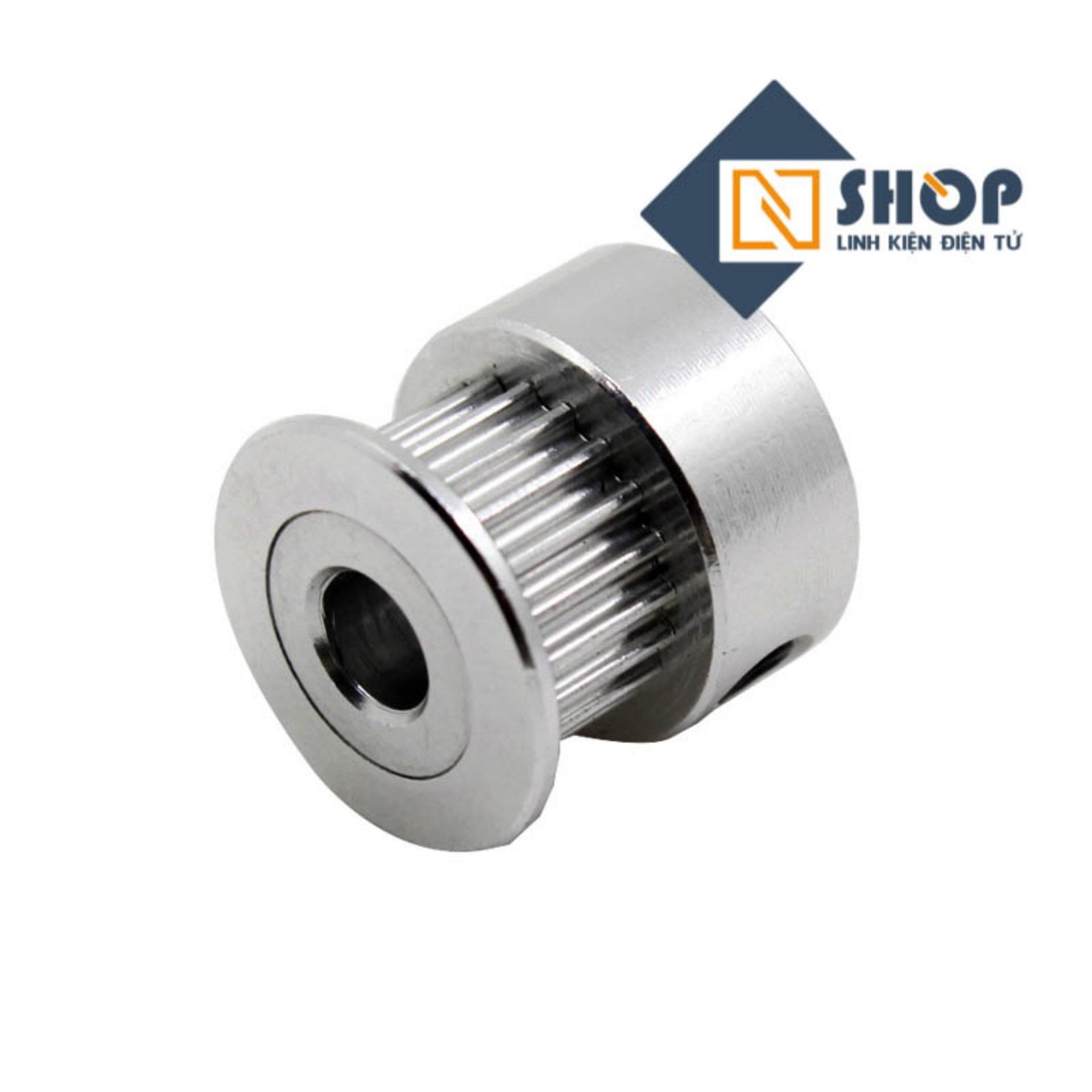 Puly GT2, 16 răng, bước răng 2mm, trục 5mm