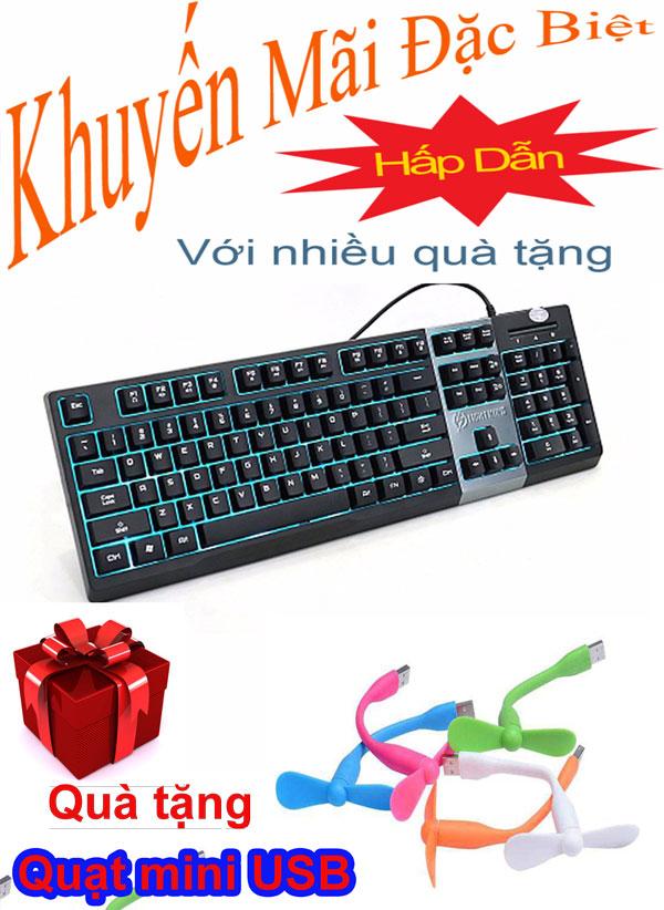 Bàn phím chuyên Game Lightning PR1368S LED ( Chống nước, Cực bền)
