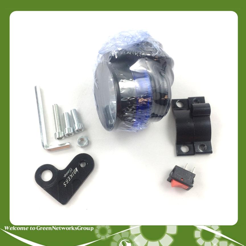 Đèn Led L4 HJG đèn trợ sáng có 4 tim LED GreenNetworks (đen xanh)