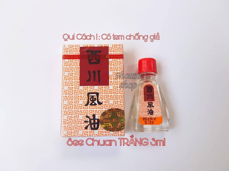 01 Dầu Trắng SEE CHUAN OIL Thái Lan 3ml (size nhỏ)