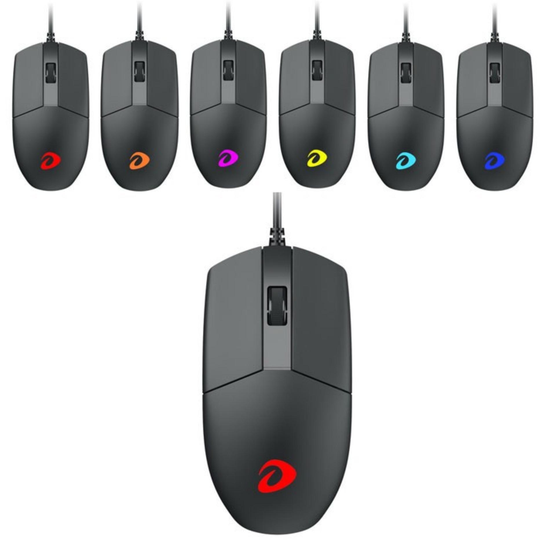 Chuột DAREU LM130 (MULTI-LED, USB)