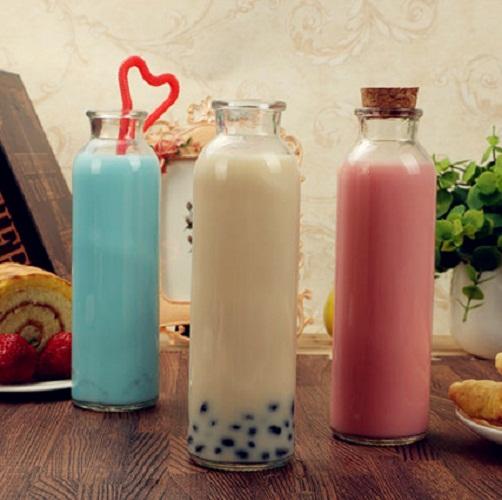Combo 10 lọ thủy tinh tròn 350ml nắp gỗ
