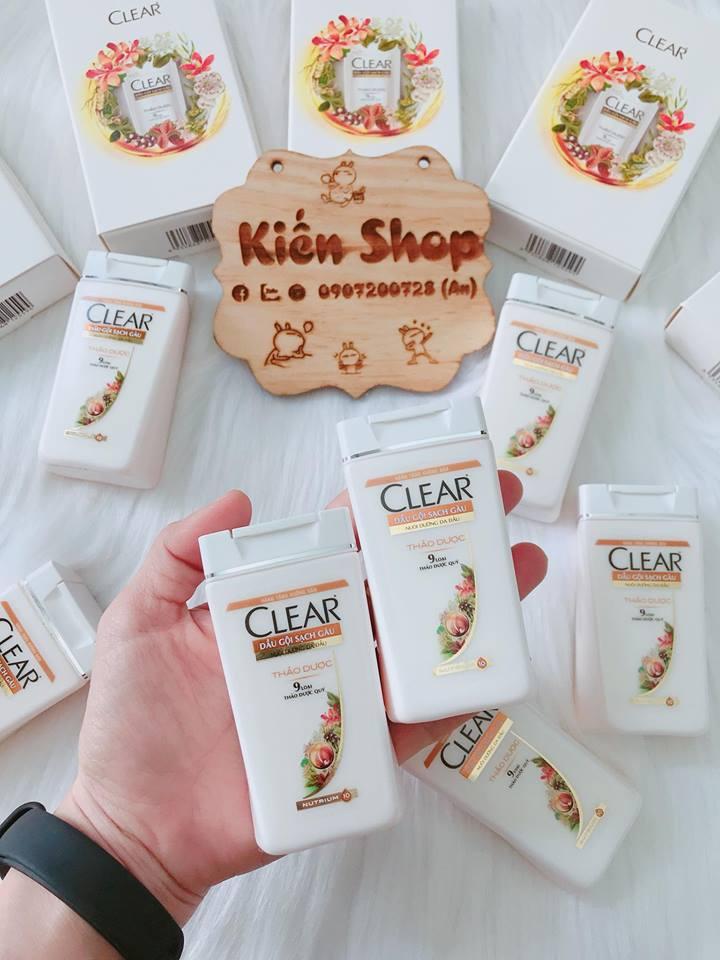 Combo 5 chai Dầu gội clear Thảo dược  50gr