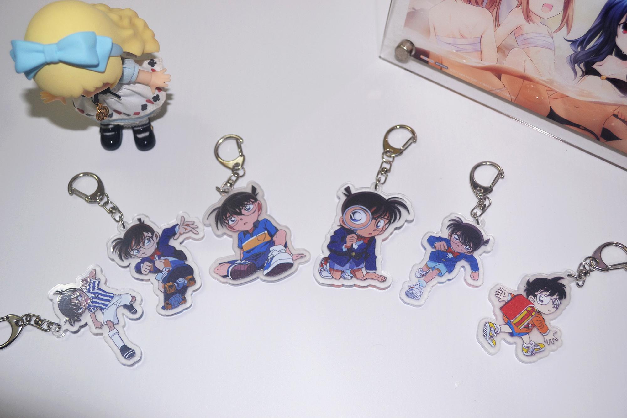 [7-11/12 VOUCHER 8%][thanh lý bán lỗ] Móc khóa Anime mica - conan [AAM] [PGN18]