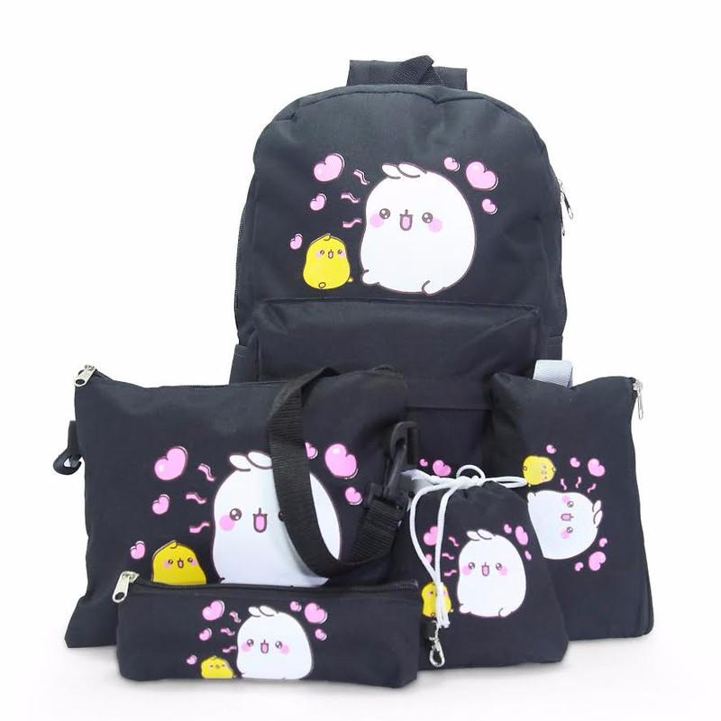 [Mua 1 được 5] Balo teen đi hoc, balo thời trang