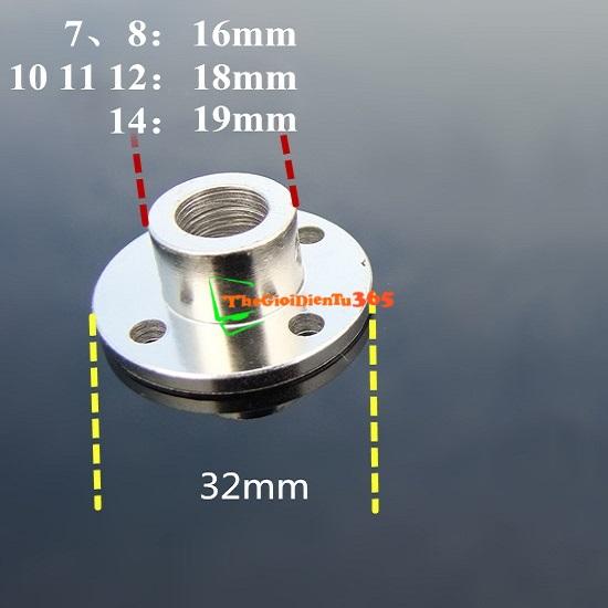 Khớp Nối Động Cơ Mặt Bích Trục 10mm
