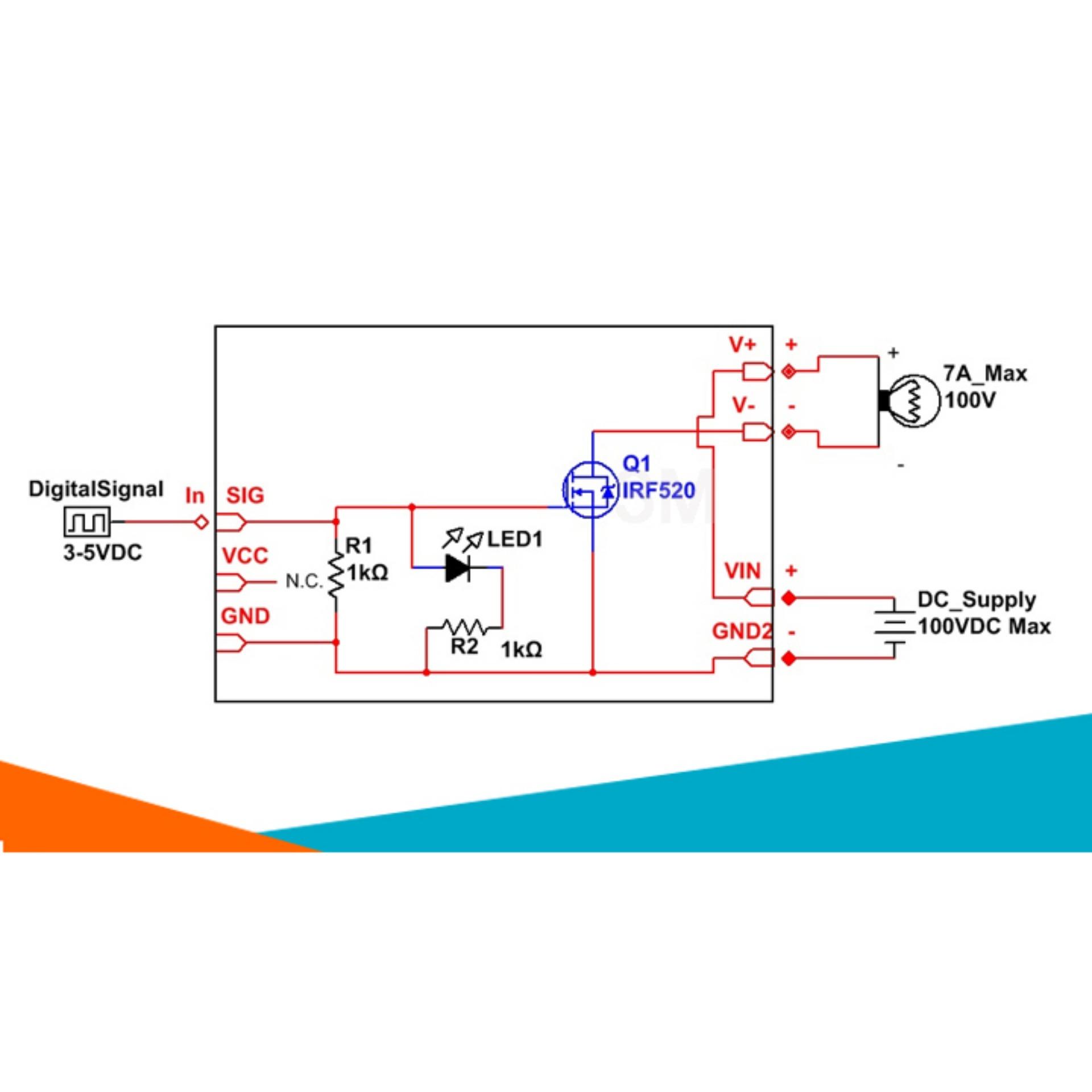 Module Điều Khiển Công Suất Mosfet IRF520