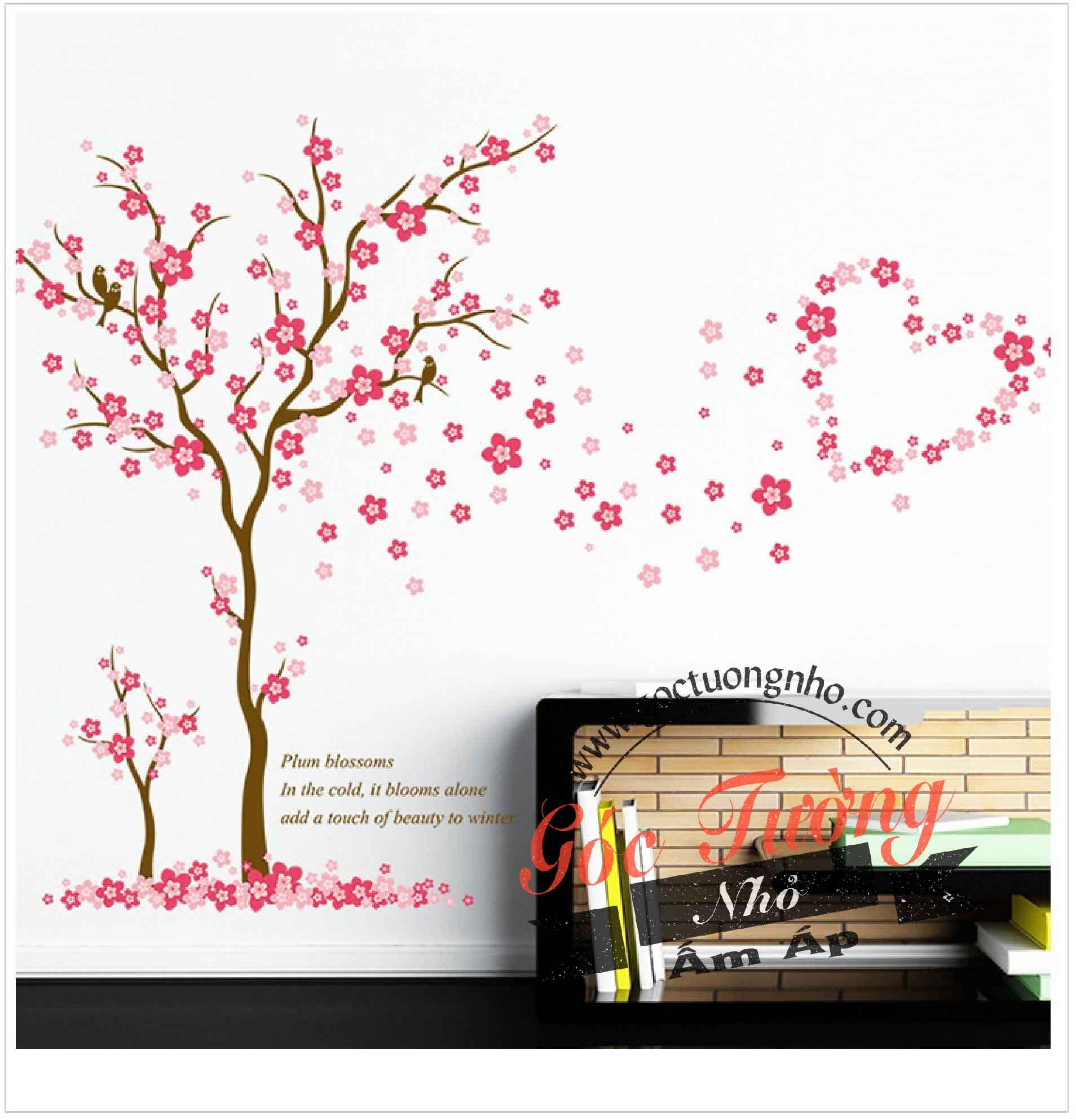 DECAL DÁN TƯỜNG HÌNH TÌNH NHÂN XH9256