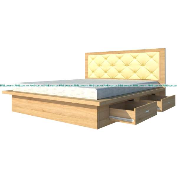 Giường 2 Hộc Kéo FINE FG124 (140cm x 200cm)