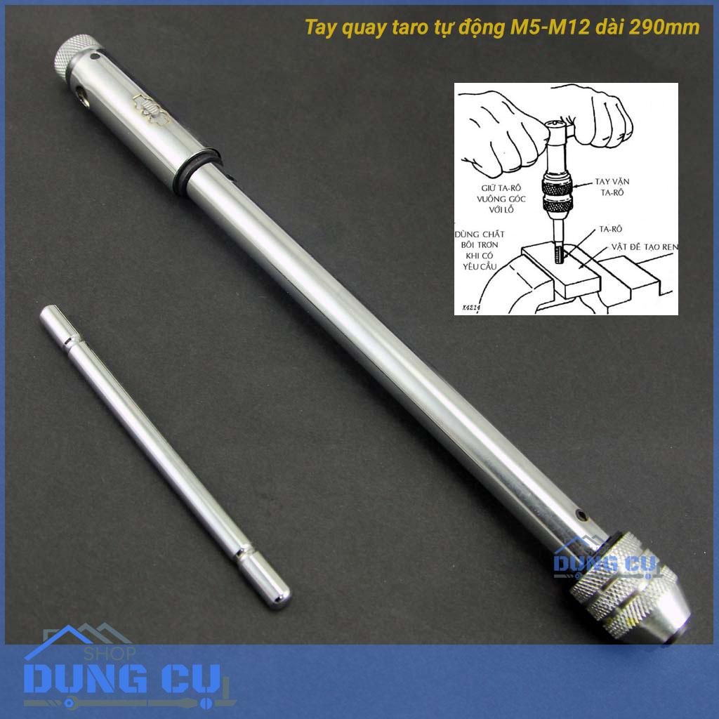 Tay quay taro tự động M5-M12 dài 290mm