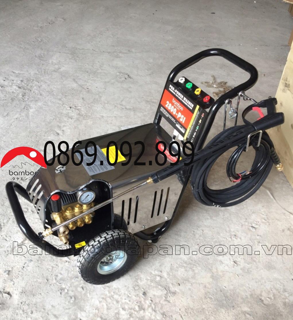 Máy rửa áp lực, đẩy tay BmB 2800 PSI 2,2kw 1 pha