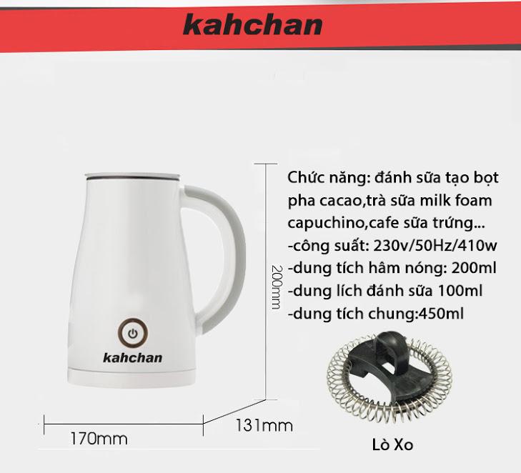 Máy pha trà sữa và đánh sữa tạo bọt Kahchan EP2178