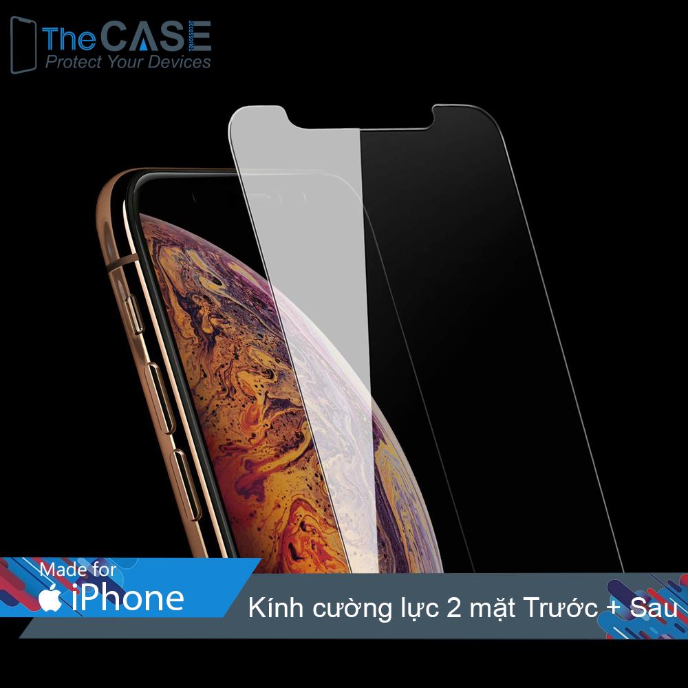 Cường Lực trong suốt 2 Mặt Trước Và Sau iPhone XS Max (The Case)