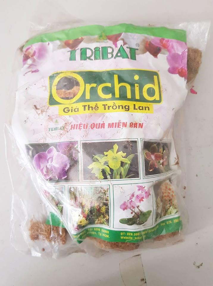 Sơ dừa miếng chuyên trồng lan