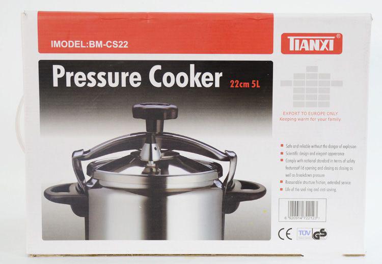 Nồi áp suất inox Tianxi BM-CS22 (22cm) - 5 lít