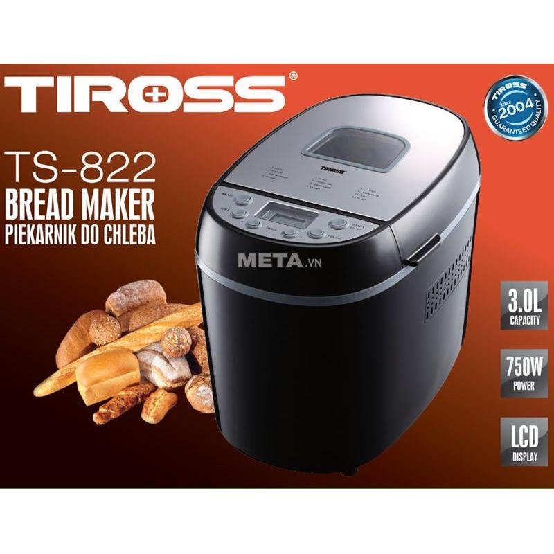 Máy làm bánh mì tiross ts822