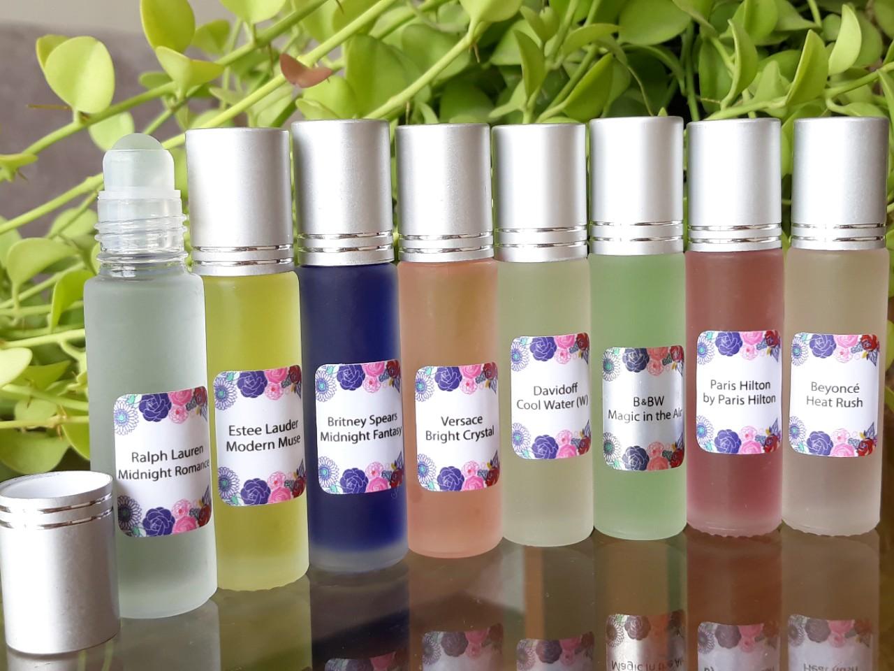 (Combo 7 chai lăn tuỳ chon) Tinh dầu nước hoa pháp