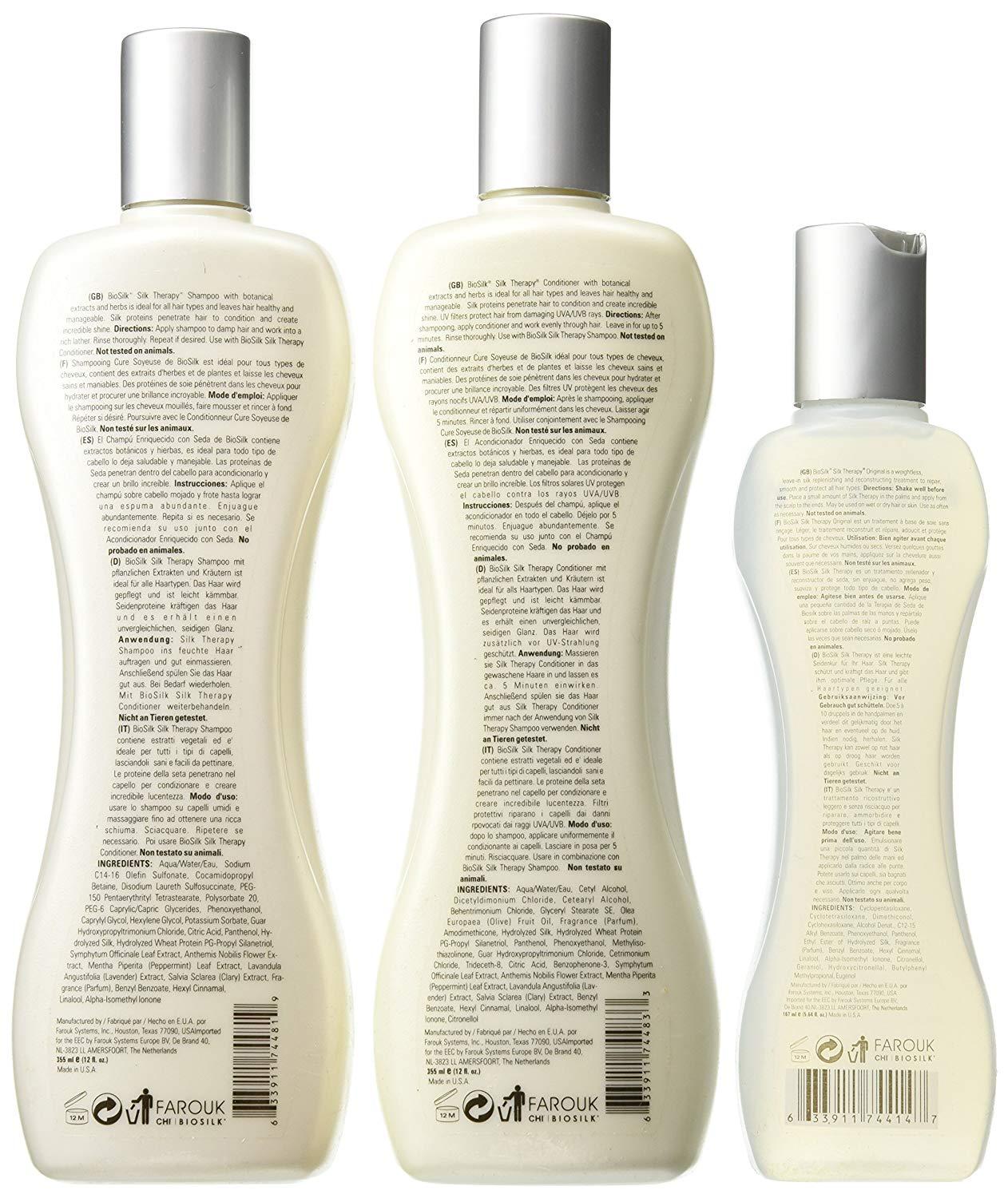 Tinh dầu dưỡng bóng tóc Biosilk Silk Therapy 355ml