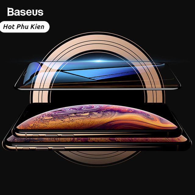 [HCM]Miếng dán kính cường lực màn hình iPhone XR Baseus mỏng 0.3mm thế hệ mới mặt kính phủ nano - Phân phối hotphukien