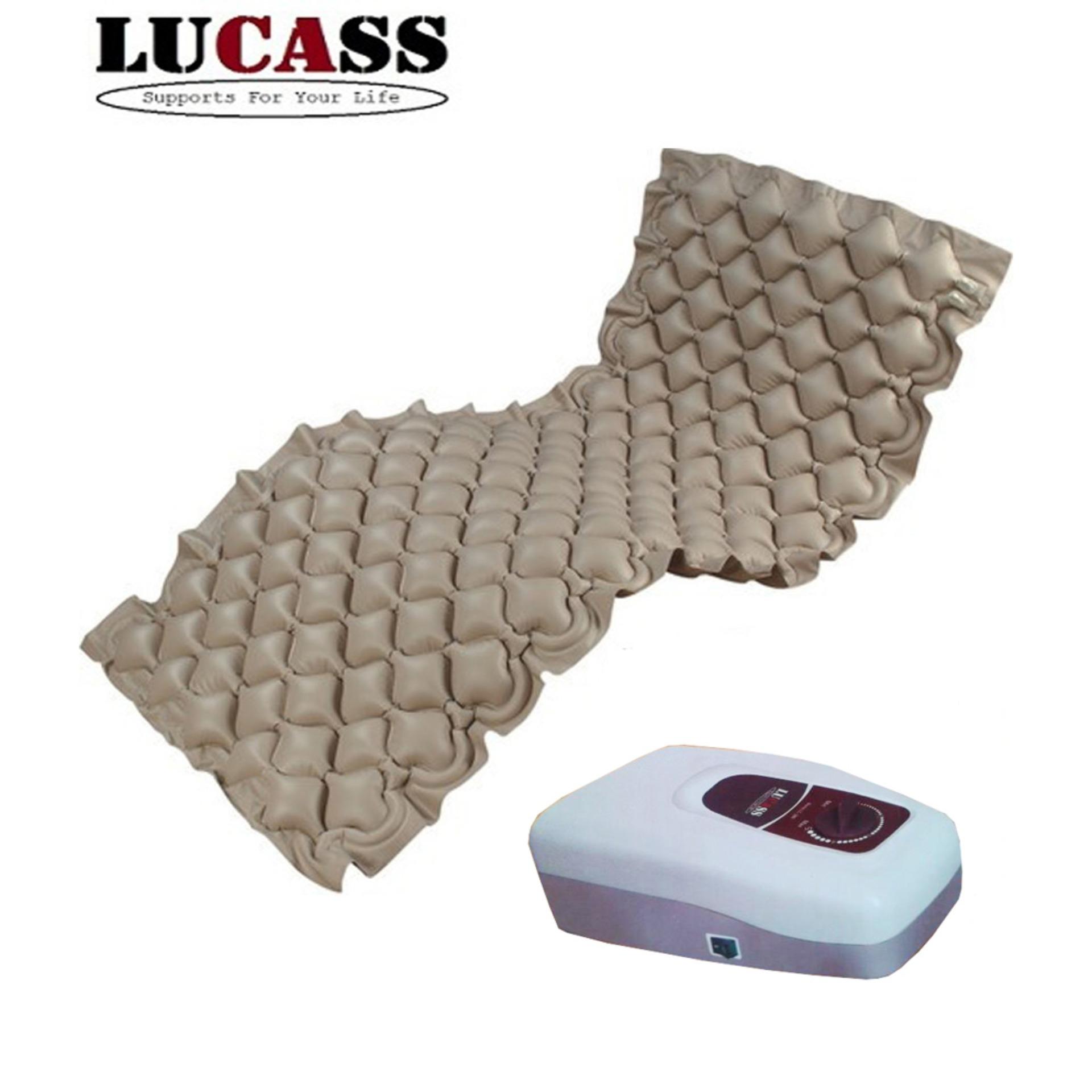 Nệm Hơi Chống Loét Cao Cấp Lucass LC-389 - Nằm êm Thoáng mát Dành cho người Già người Bệnh nằm lâu ngày
