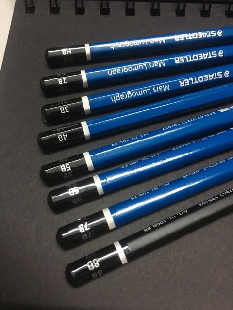BỘ CHÌ ĐỨC STAEDLER GỒM 9 CÂY
