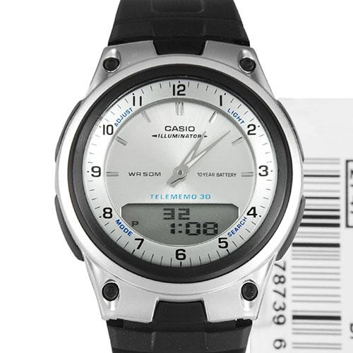Đồng hồ nam dây nhựa Casio AW-80-7AVDF (Xám dây đen)