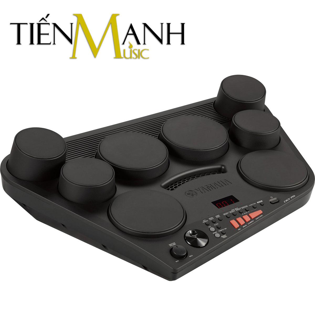 [Trả góp 0%] Bộ Trống điện tử Yamaha DD-75 - Hãng phân phối chính thức (Electronic Portable Digital Drum DD75 - Có tem chống hàng giả Bộ CA - Kèm Nguồn Dùi Trống Pedal)