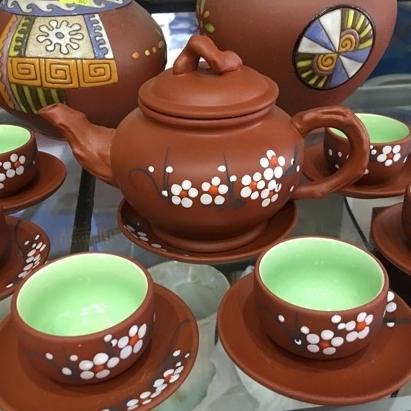 Bộ ấm trà tử sa đỏ